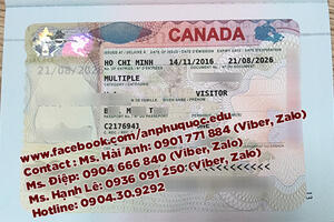 THA HỒ VI VU VỚI VISA CANADA 10 NĂM (Chúc mừng Anh B.M.T cùng vợ là B.T.H.L nhận visa thăm thân Canada 10 năm)