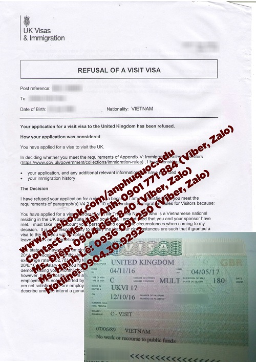visa thăm thân anh quốc