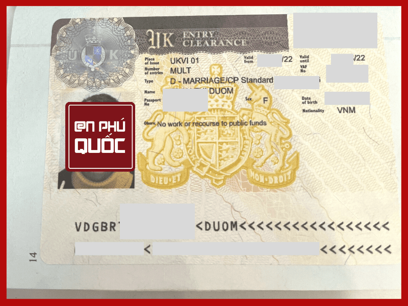 Visa Định cư UK diện Fiance của Đượm