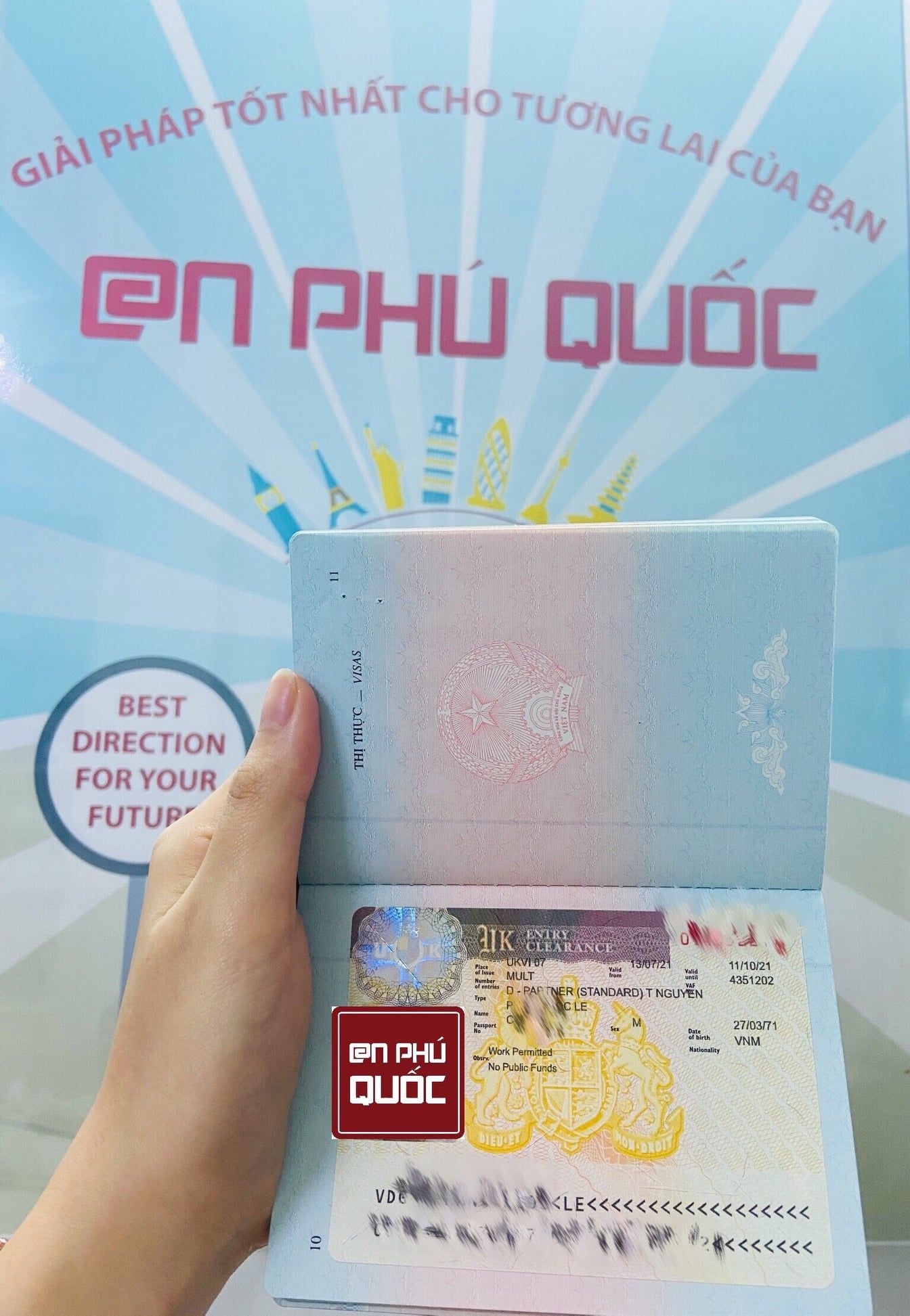 Visa định cư Anh diện kết hôn của khách hàng