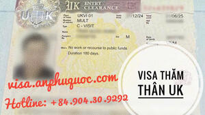 CÔ CHÚ KHÁCH HÀNG ĐƯỢC CẤP VISA THĂM THÂN ANH QUỐC ĐỂ DỰ LỄ TỐT NGHIỆP CON GÁI